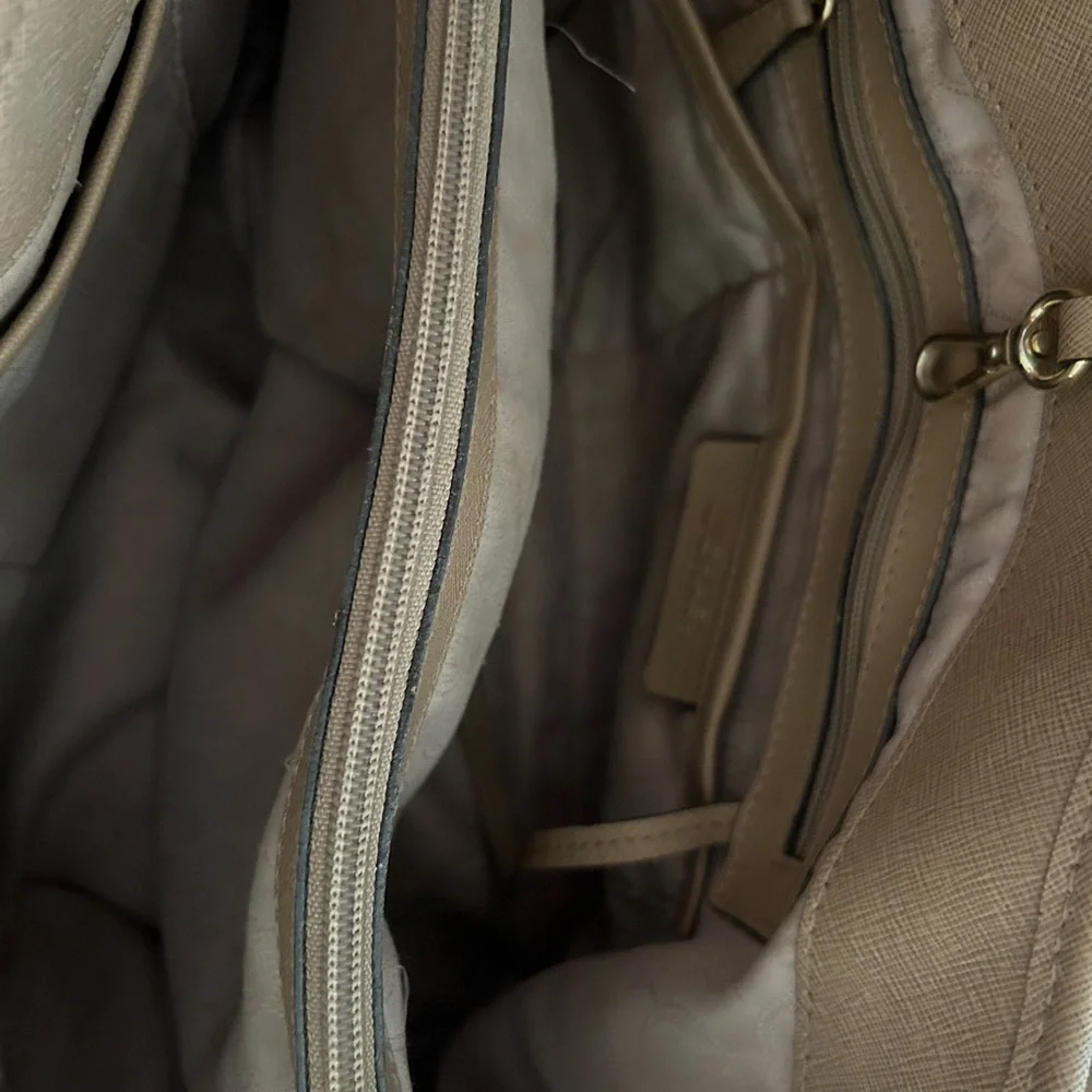 Michael Kors Tan Leather Tote Bag